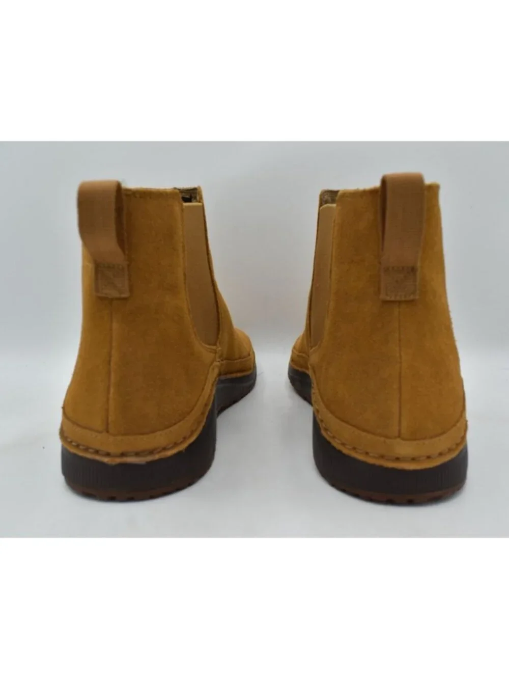Chaco Womens Size 11‎ Paonia Caramel Brown Suede Chelsea Boots Shoes